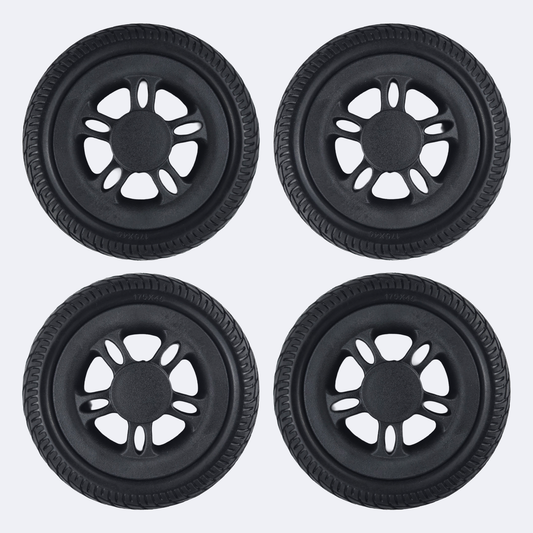 iCan X-11/12 Set of 4 Black Replacement Wheels