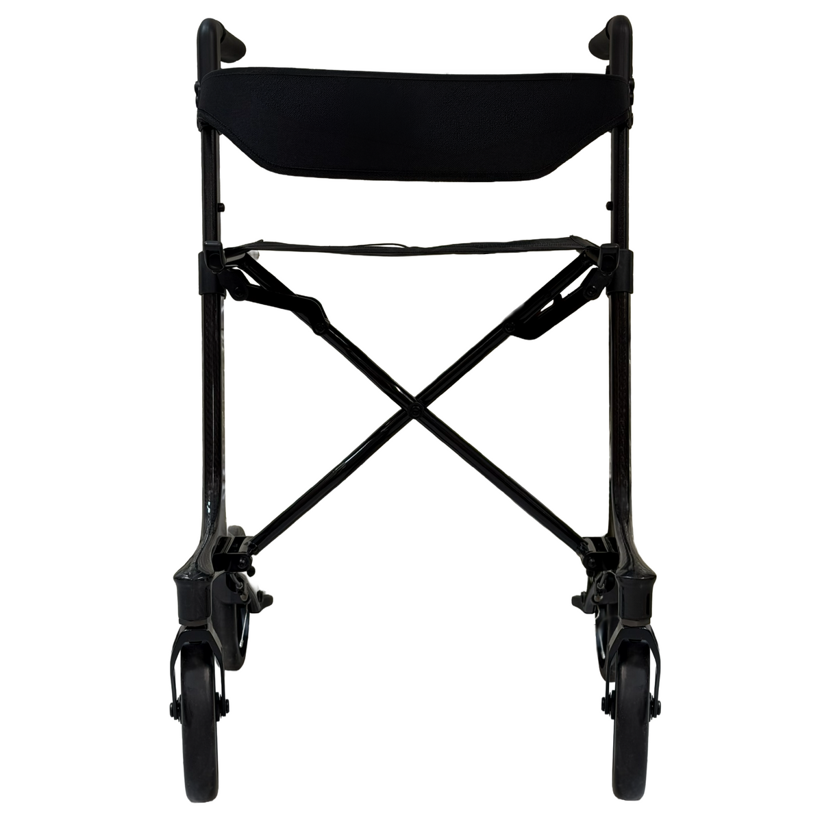 iCan Products R-89 Folding Rollator Walker – Adjustable Height Mobility Aid with Seat, Backrest and Storage Bag