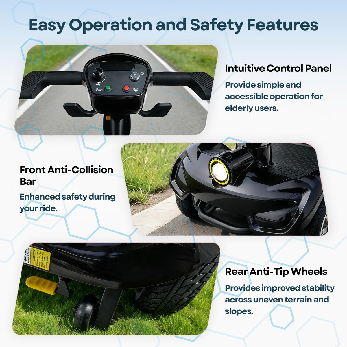 iCAN X-17 Collapsible Folding Mobility Scooter 2026 Model, 10ah Removable Lithium Battery, 10 Miles Range, 17kg Lightweight, Dual Storage Bag, Compact Travel Scooter for Senior, UK Class 2 (Black)