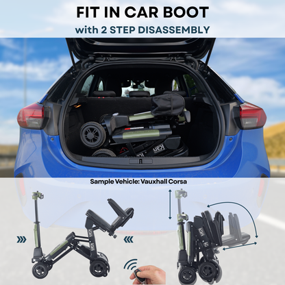 iCan EasyFold X-12 Electric Folding Mobility Scooter