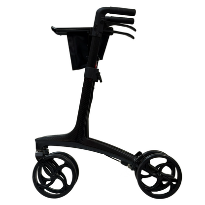 iCan Products R-89 Folding Rollator Walker with Seat, Backrest, Storage Bag and Hand Brakes
