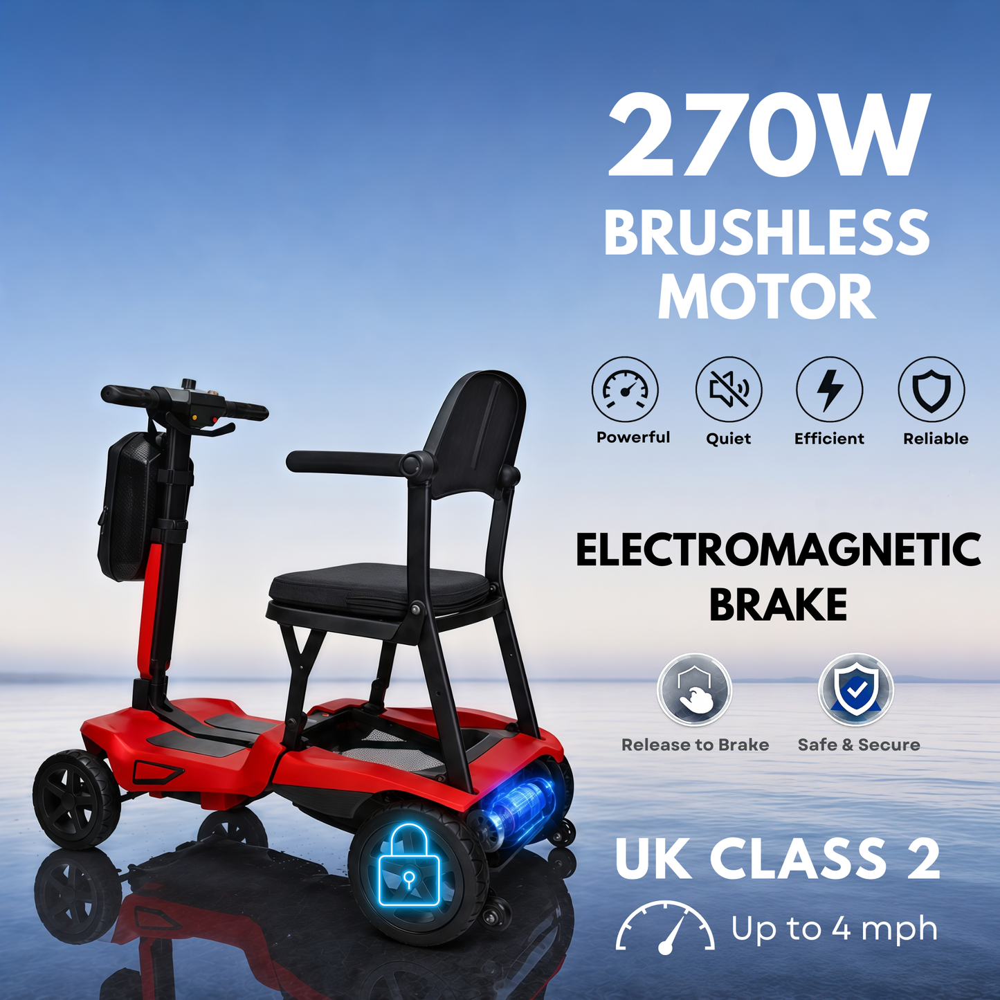 iCan X-15 FastFold Foldable Mobility Scooter