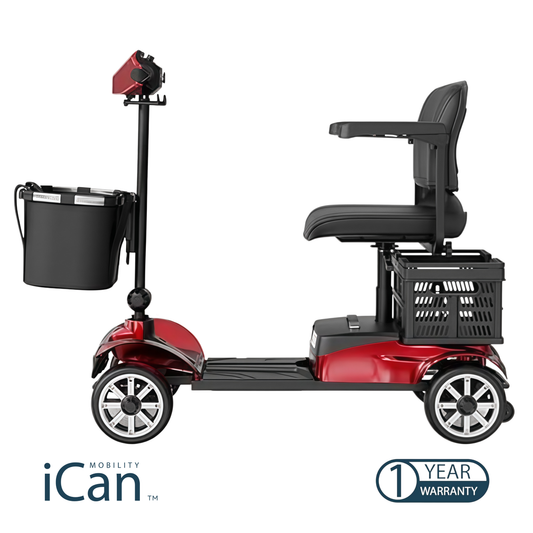iCan Products X-05 Mobility Scooter  (red)