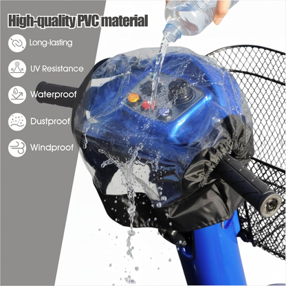 iCan Products Mobility Scooter Small Panel Rain Cover with Clear Viewing Window