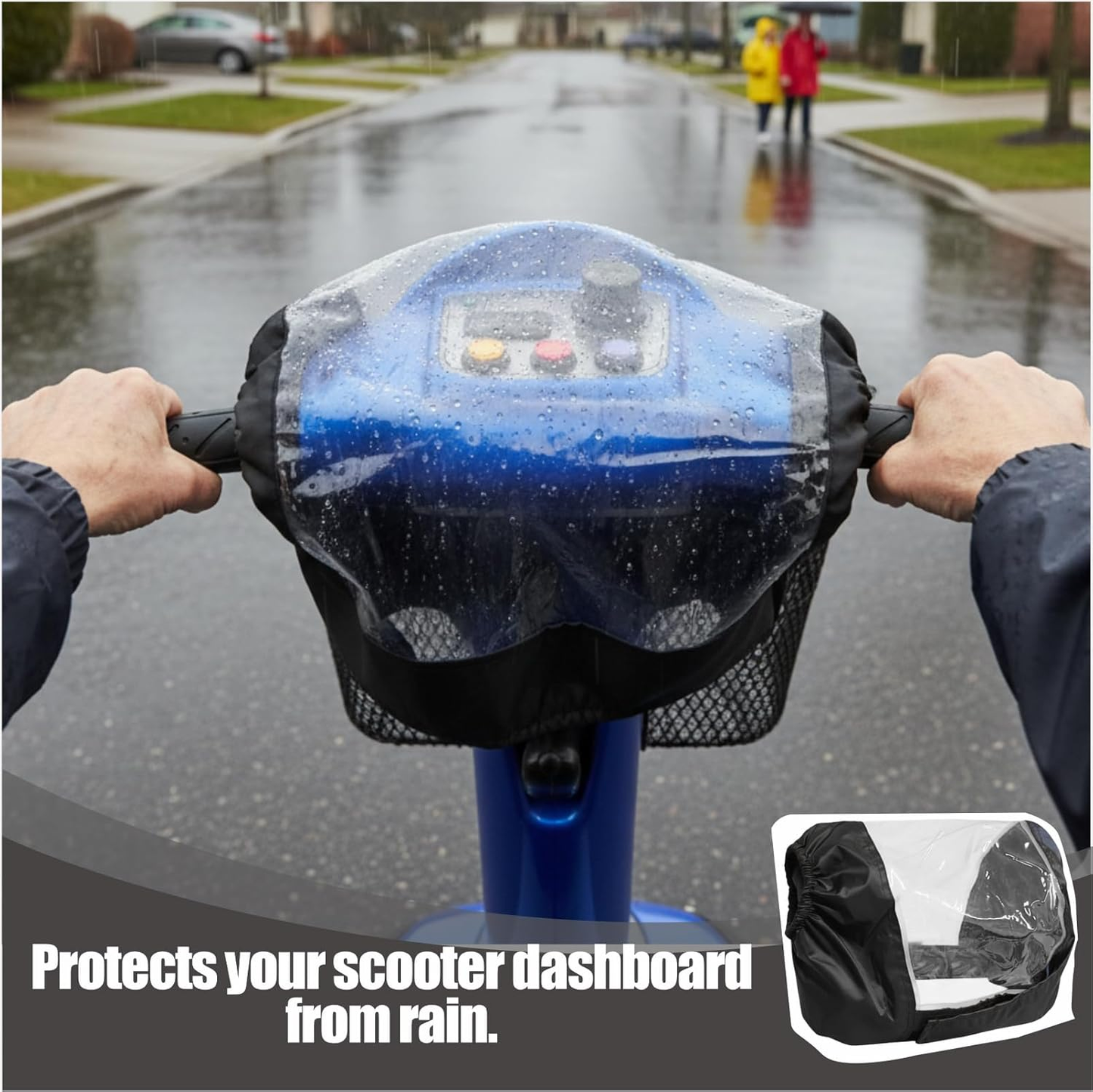 iCan Products Mobility Scooter Small Panel Rain Cover with Clear Viewing Window