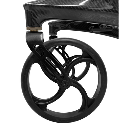 iCan Products R-89 Folding Rollator Walker with Seat, Backrest, Storage Bag and Hand Brakes