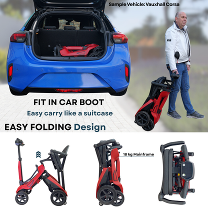 iCan X-15 FastFold Foldable Mobility Scooter