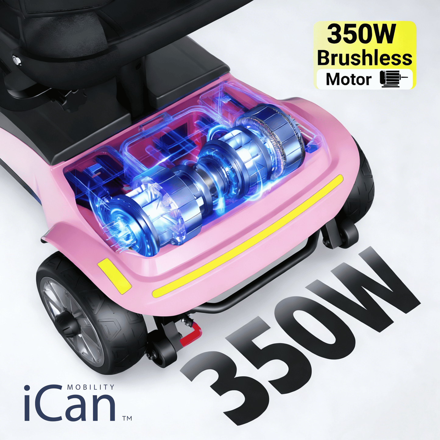 iCan Products X-05 Mobility Scooter  (red)