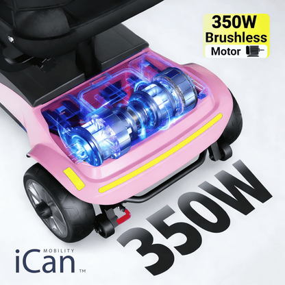iCan Products X-05 Mobility Scooter  (red)