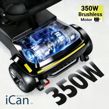 iCan Products X-05 Mobility Scooter  (red)