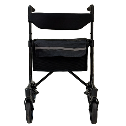 iCan Products R-89 Folding Rollator Walker with Seat, Backrest, Storage Bag and Hand Brakes