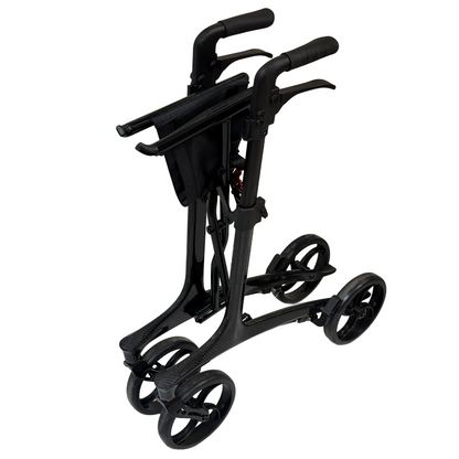 iCan Products R-89 Folding Rollator Walker with Seat, Backrest, Storage Bag and Hand Brakes