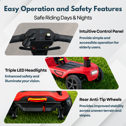 iCan X-15 FastFold Foldable Mobility Scooter