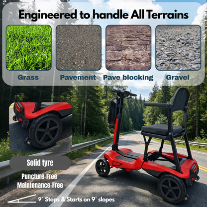 iCan X-15 FastFold Foldable Mobility Scooter