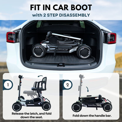 iCAN X-18 Collapsible Folding Mobility Scooter