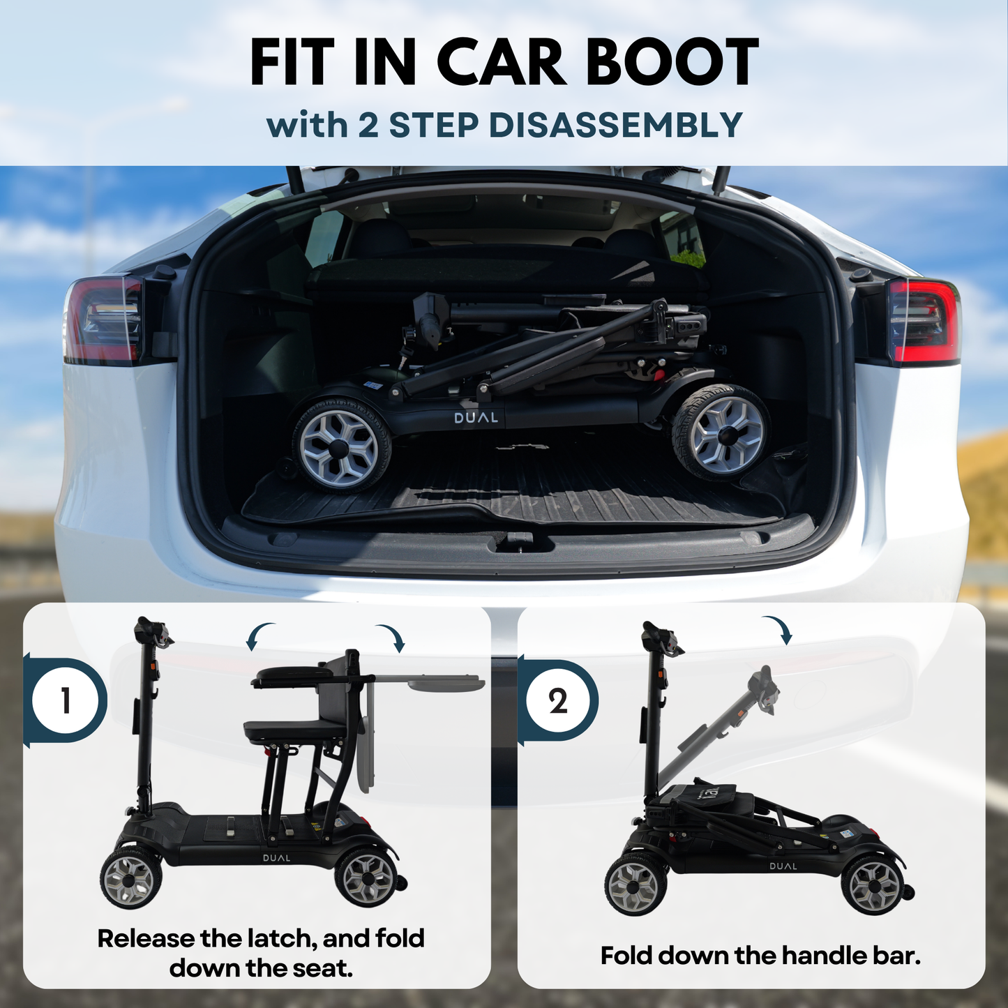 iCAN X-03 Collapsible Folding Mobility Scooter