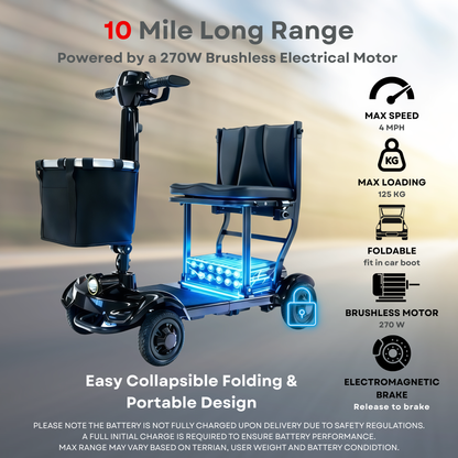 iCAN X-17 Collapsible Folding Mobility Scooter