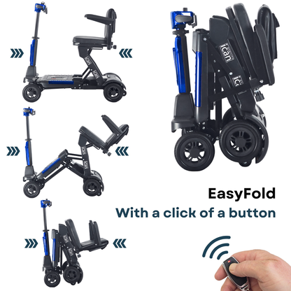 iCan EasyFold X-12 Electric Folding Mobility Scooter