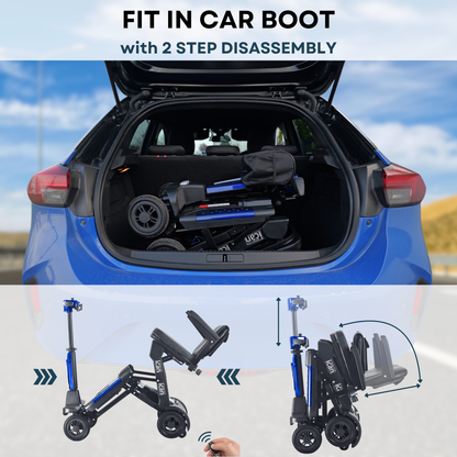 iCan EasyFold X-12 Electric Folding Mobility Scooter