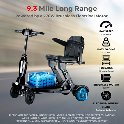 iCan EasyFold X-12 Electric Folding Mobility Scooter
