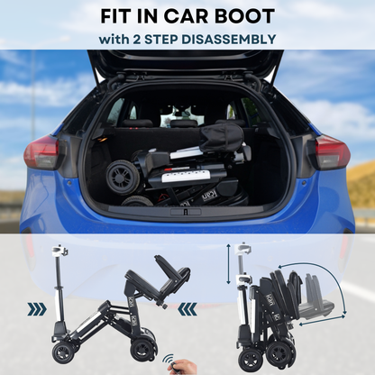 iCan EasyFold X-12 Electric Folding Mobility Scooter