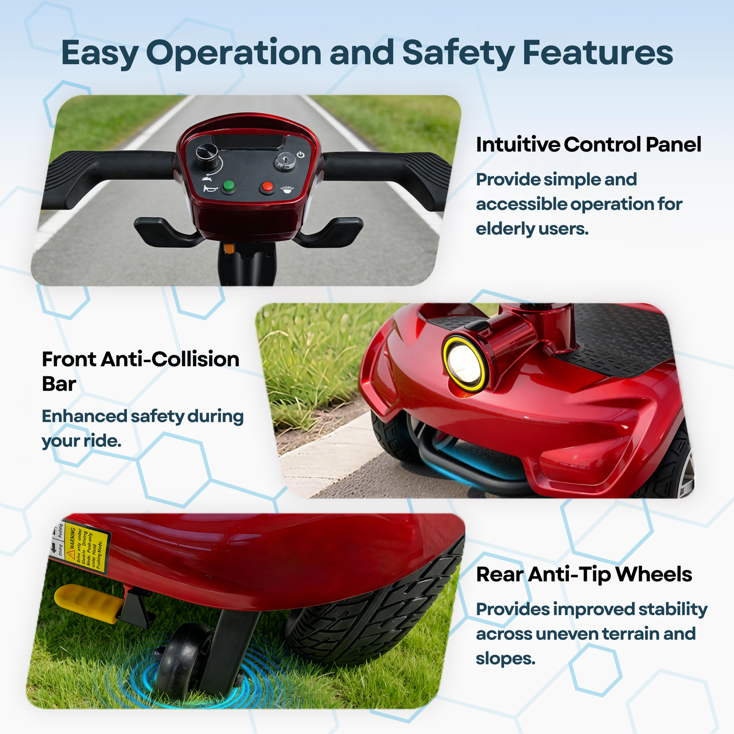 iCan X-17 Collapsible Folding Mobility Scooter 2026 Model