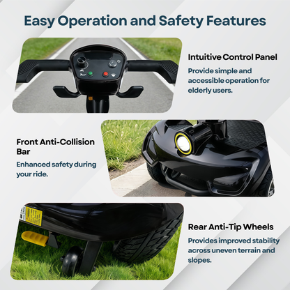 iCAN X-17 Collapsible Folding Mobility Scooter