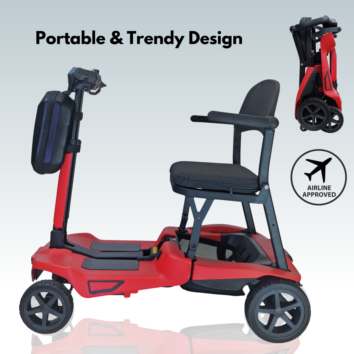 iCan X-15 FastFold Foldable Mobility Scooter
