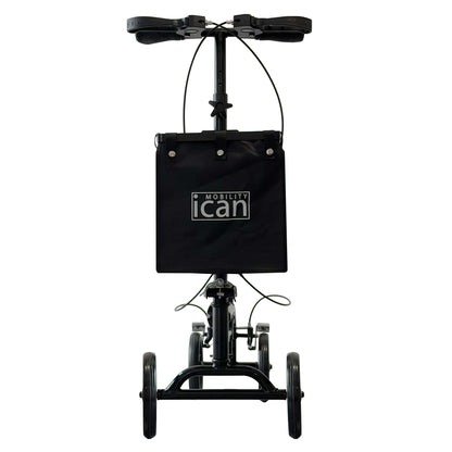 iCan Products R-45 Knee Walker with Adjustable Knee Pad, Hand Brake System & Storage Bag – Foldable Mobility Scooter Alternative for Foot & Ankle Injury Recovery